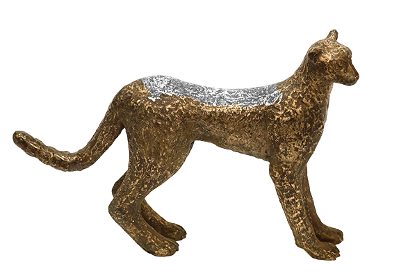 Angeles Guzman Cheetah Bronze Sculpture
